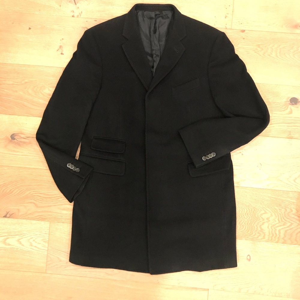 Ingram Men’s virgin wool cashmere coat like new!